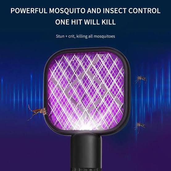 Mini USB Electric Mosquito Racket with UV Night Light