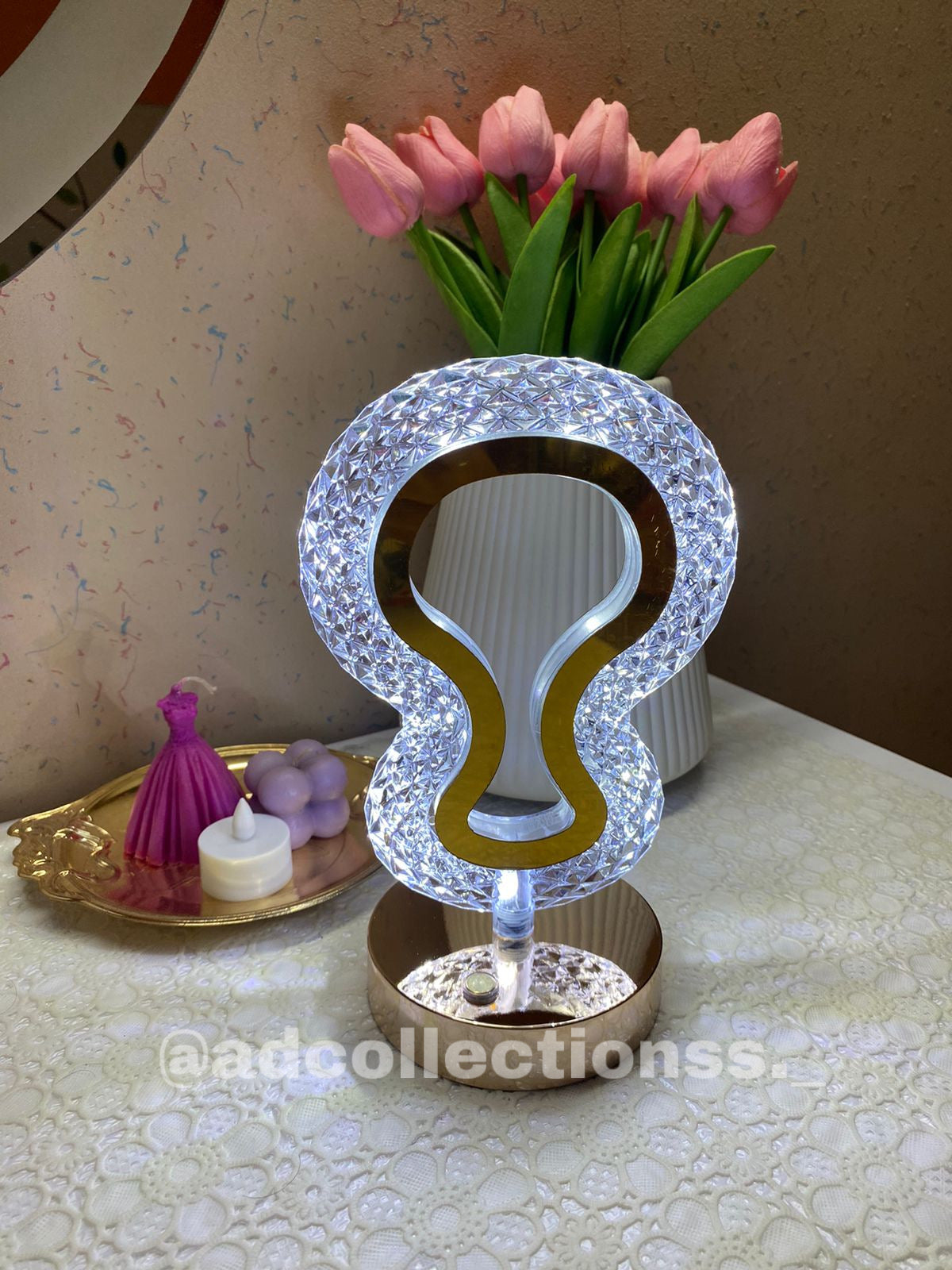 Touch Sensor Rechargeable Lamp with 3 Modes of Light