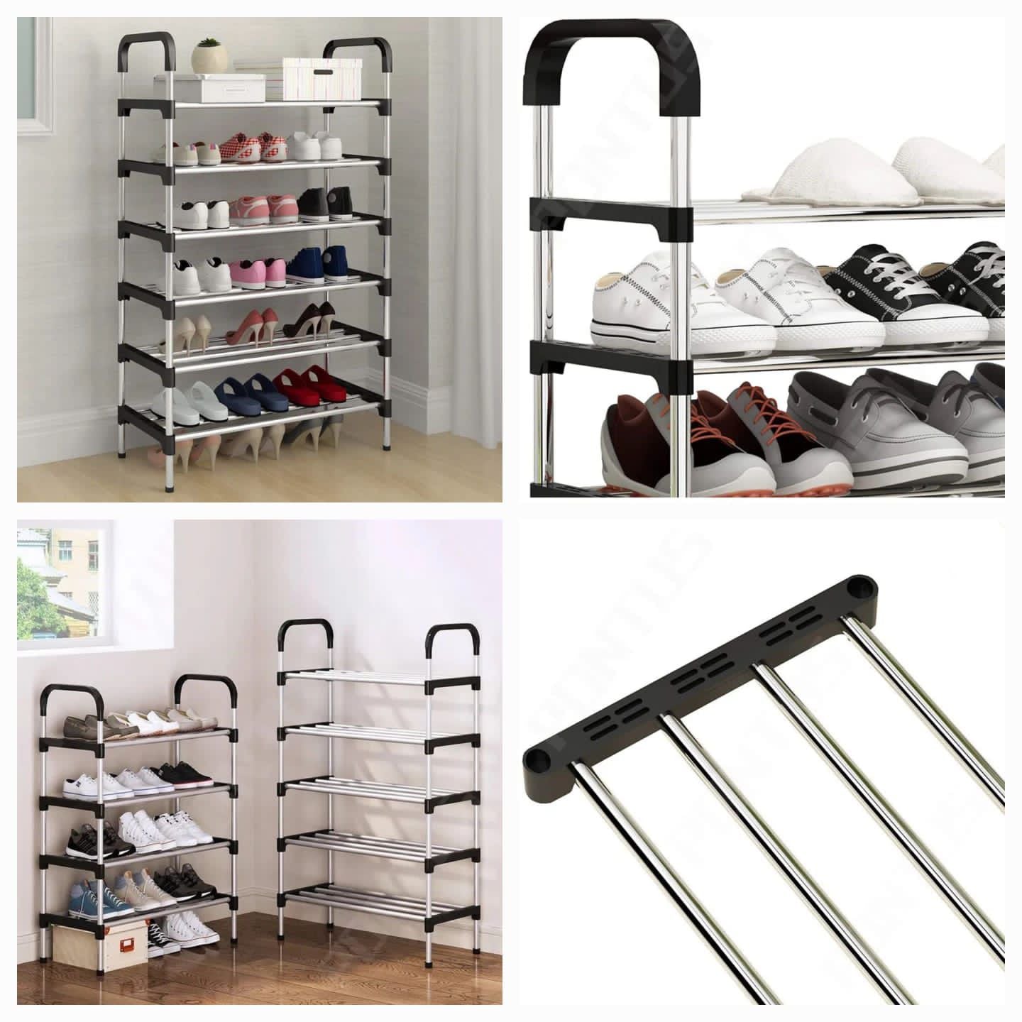 6 Layers Metal Shoe Rack