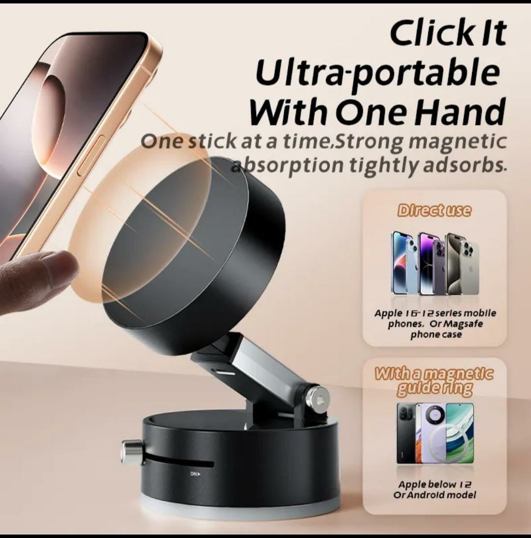 Foldable Portable Magnetic Mobile Phone Holder for All Mobile Types