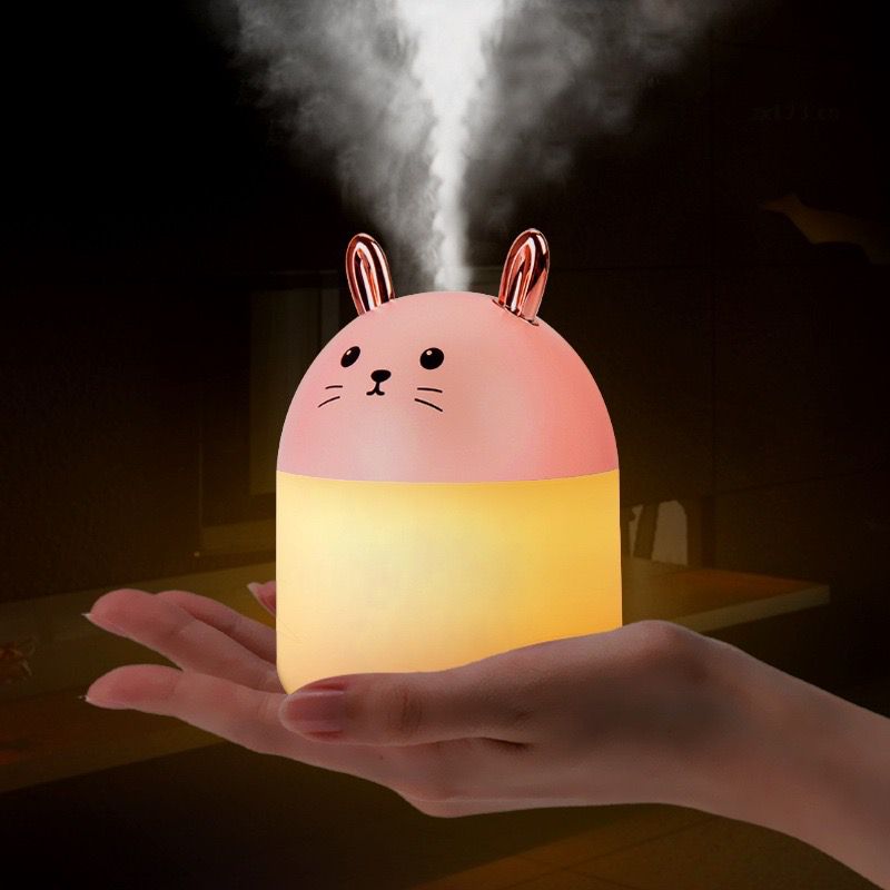 Mini Portable Humidifier with Colourful Lights