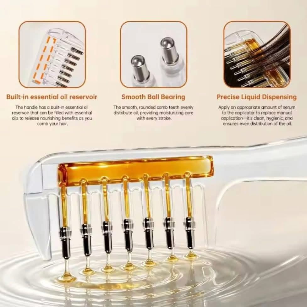 Hair Oil & Serums Applicator Comb