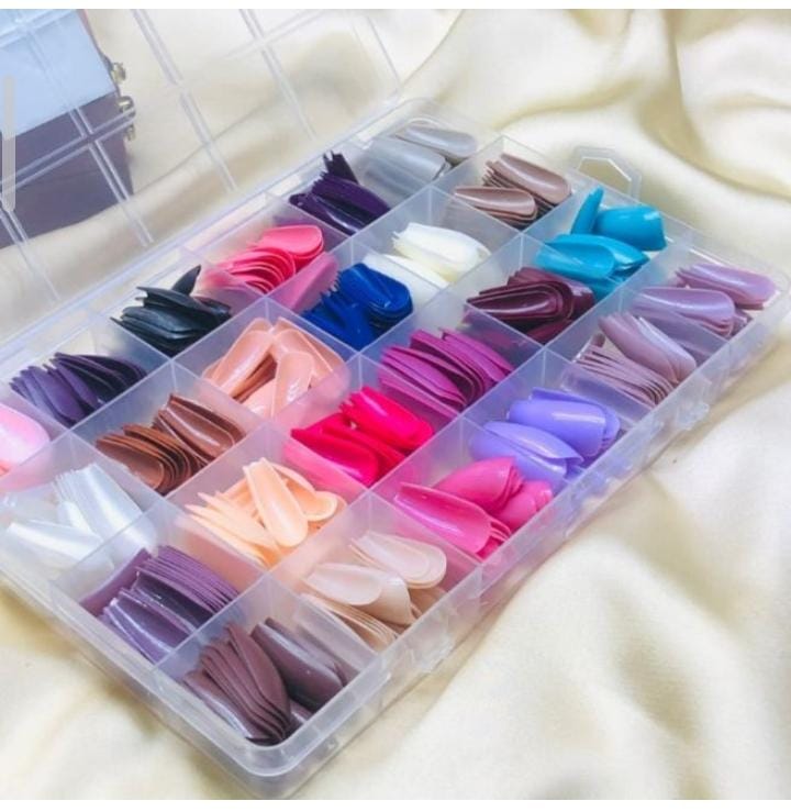 576 Pcs Artificial Nails with Free Glue