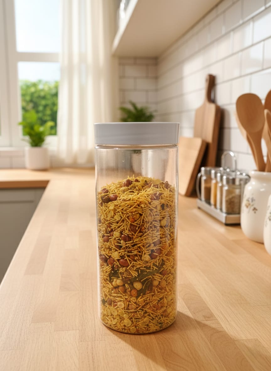 1500ml Transparent Food Storage Jar