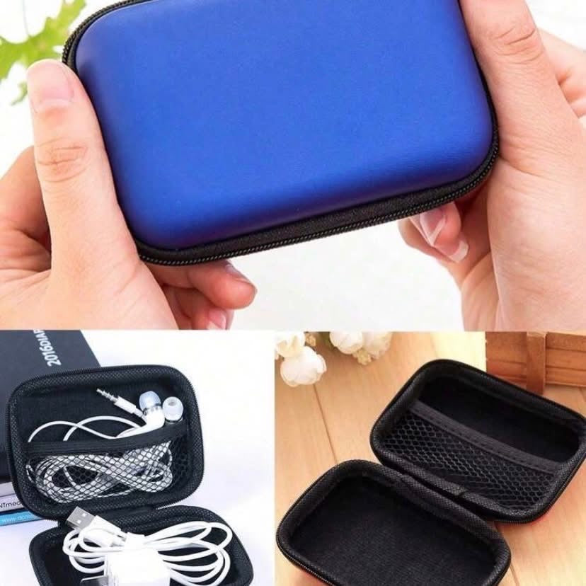 Portable Multipurpose Charger Cable Zipper Pouch