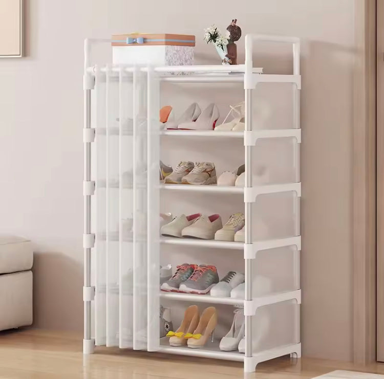 Modern Premium Quality Shoe Rack with Curtains