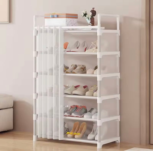 Modern Premium Quality Shoe Rack with Curtains
