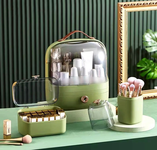 Large Capacity Dustproof Cosmetics Makeup Organizer