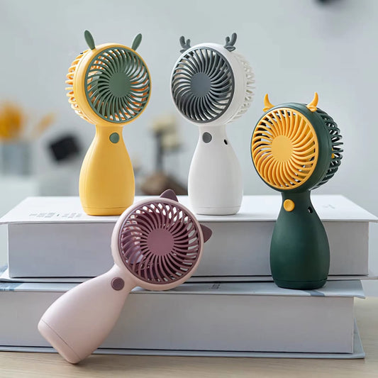 Handheld Rechargeable Fan High Air Throw