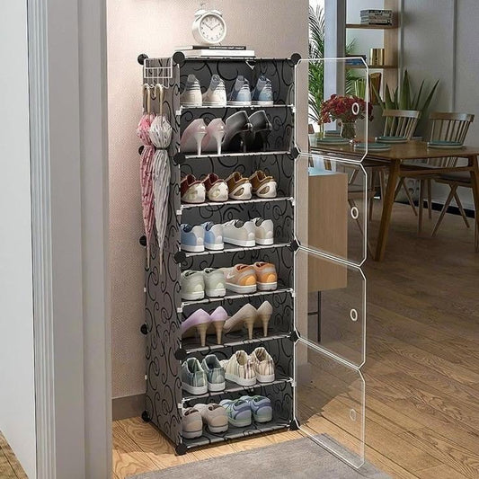 Modern Metal Shoe Cabinets Rack for Living Room