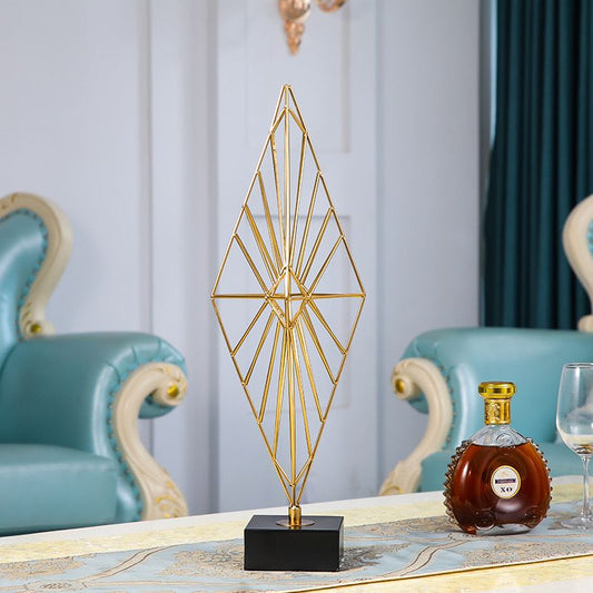 Metal Ornaments Statues Sculptures for Home Decor
