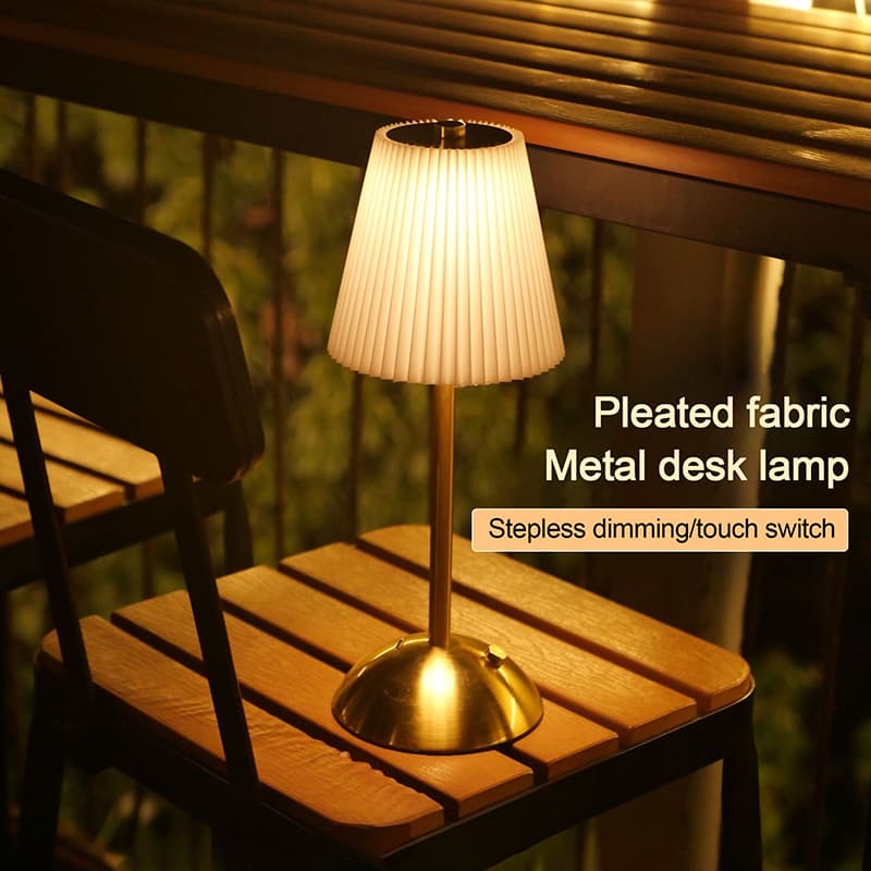 Led Metal Lamp Rechargeable with Three Modes of Light