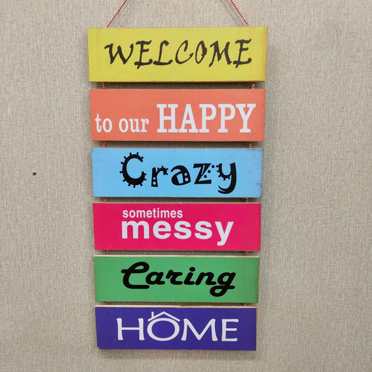 Six Steps Wooden Wall Hanging for Home Decor