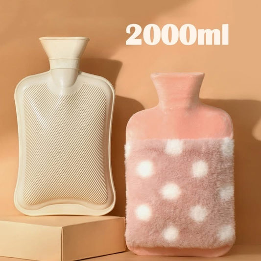 2000ml Large Capacity Plush Hot Water Bag