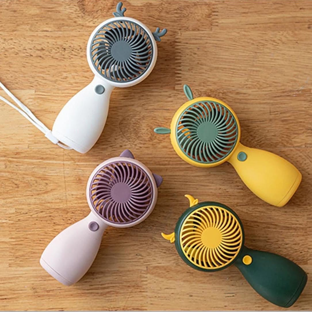 Handheld Rechargeable Fan High Air Throw