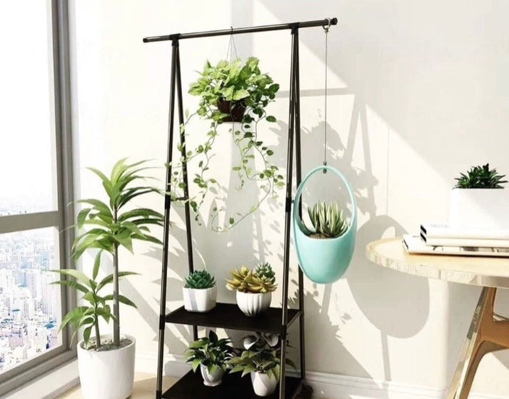 Traingle Iron Clothes Hanging Rack