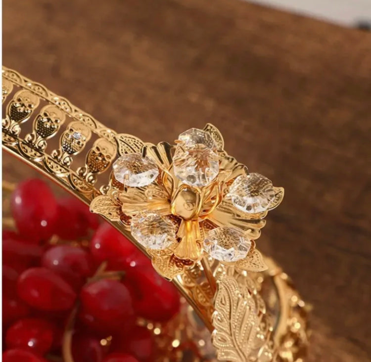 European Style Luxury Serving Tray with Handle