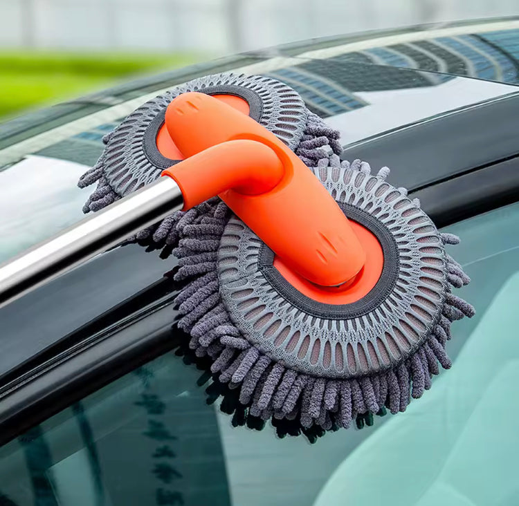 Car Double Head Cleaning Brush with Long Handle