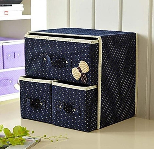 3 Drawers Thickened Convenient Folding Storage Box