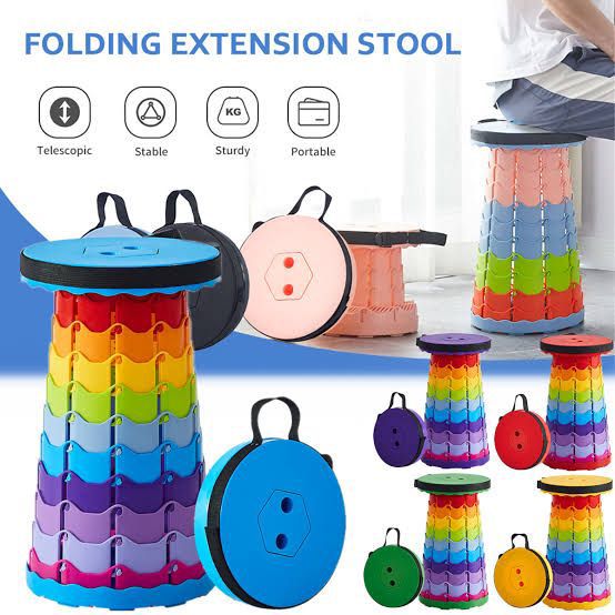 Foldable Portable Adjustable Stool