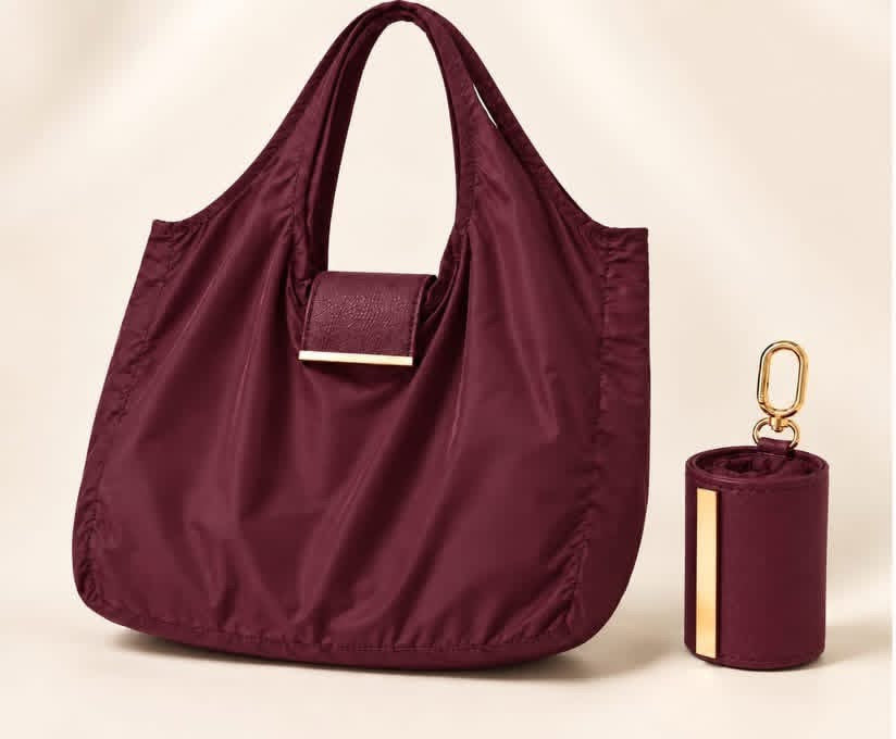 Foldable Portable Travel Keychain Bag