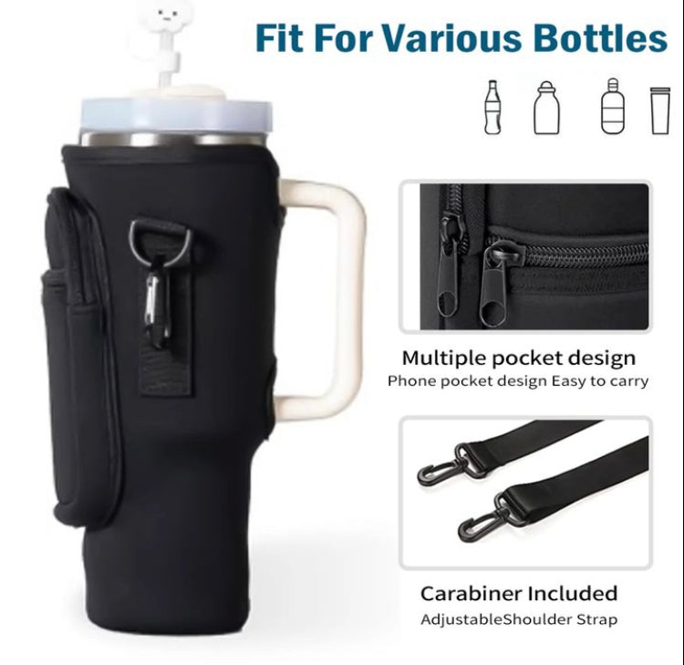 Tumbler Carrier Bag with Phone Holder