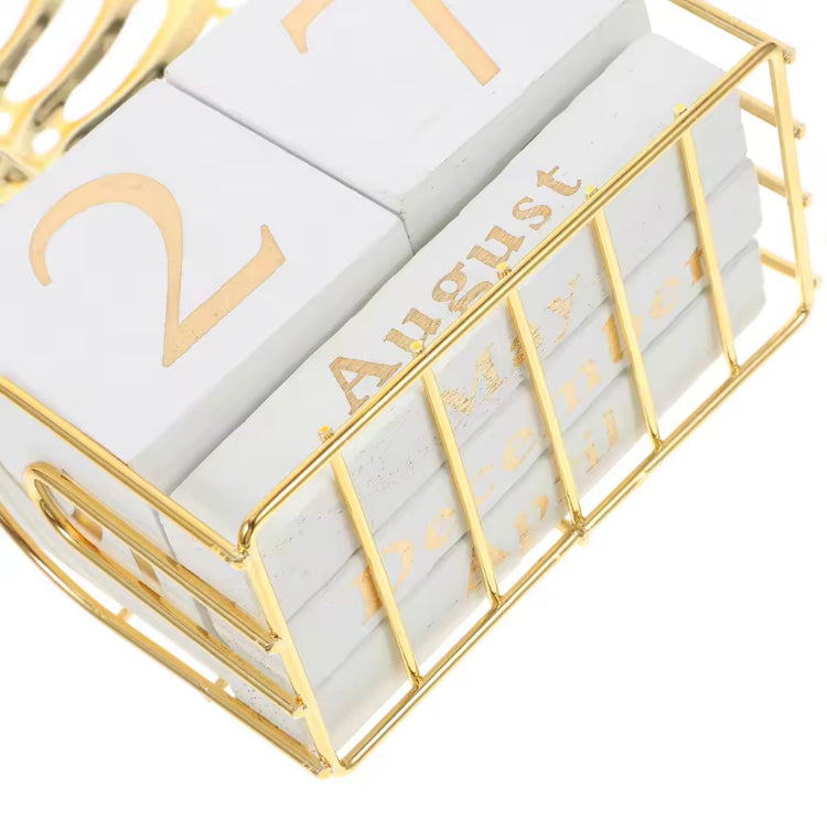 Metal Creative Calender Living Room Office Decor
