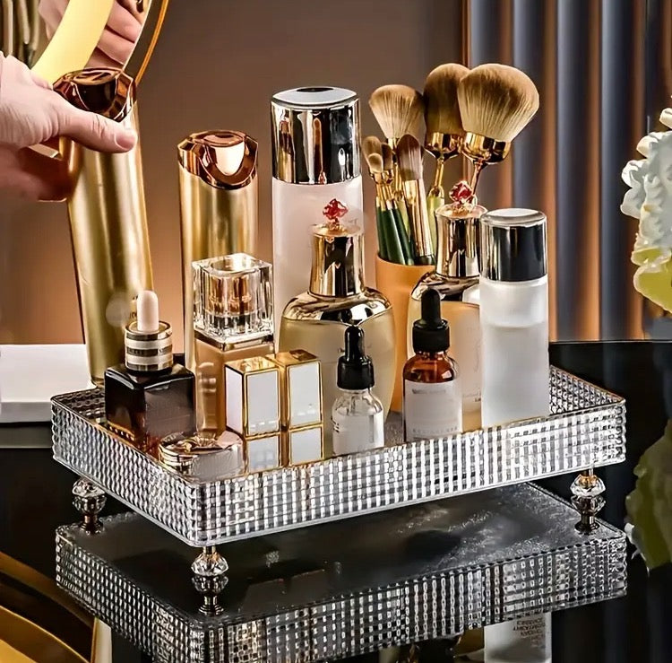 Large Capacity Vanity Tray for Perfumes Makeup