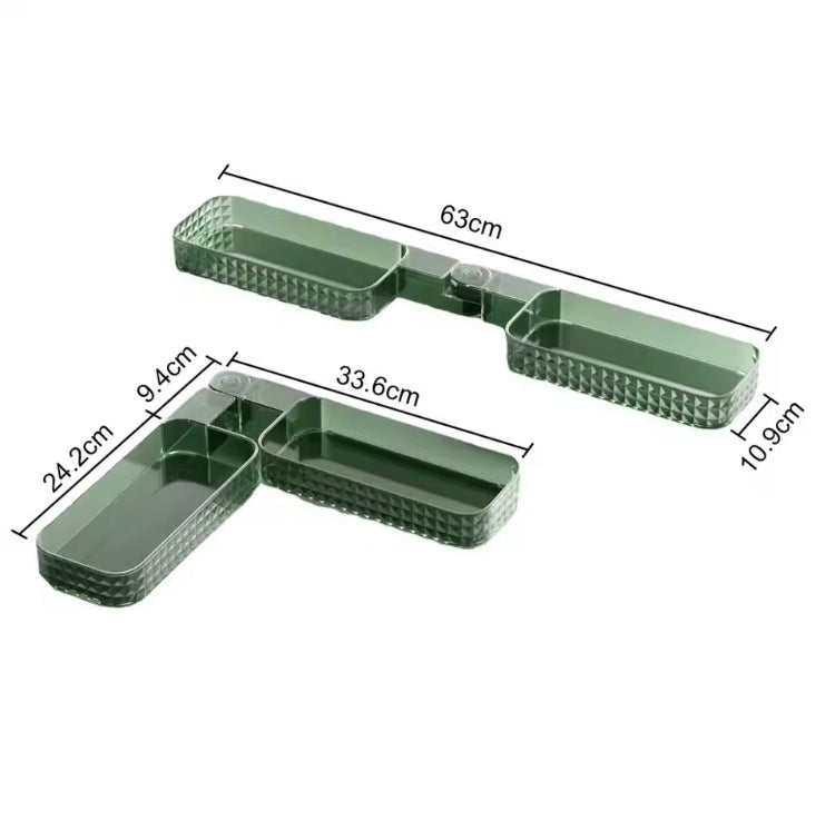 Multifunctional Wall Mounted Rotating Shelf