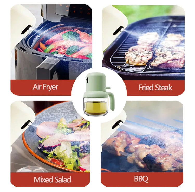180ml Oil Dispenser Bottle Glass Kitchen Spray
