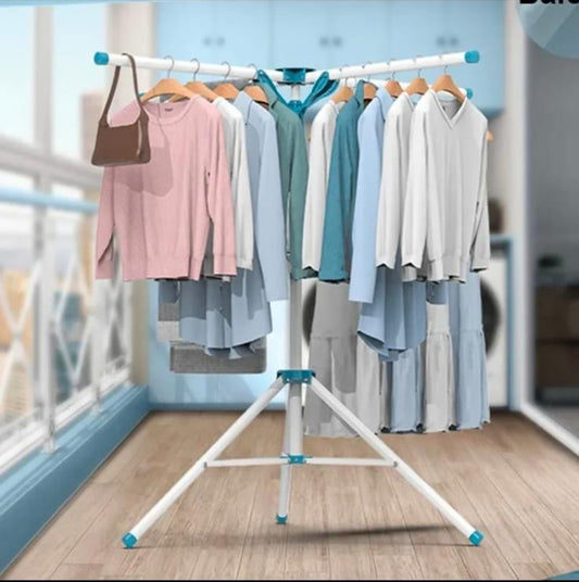 Portable Heavy Duty Drying Rack Clothing and High Adjustable Space Rack