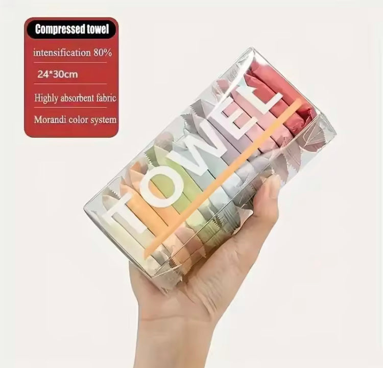 14 Pcs Compressed Portable Towels