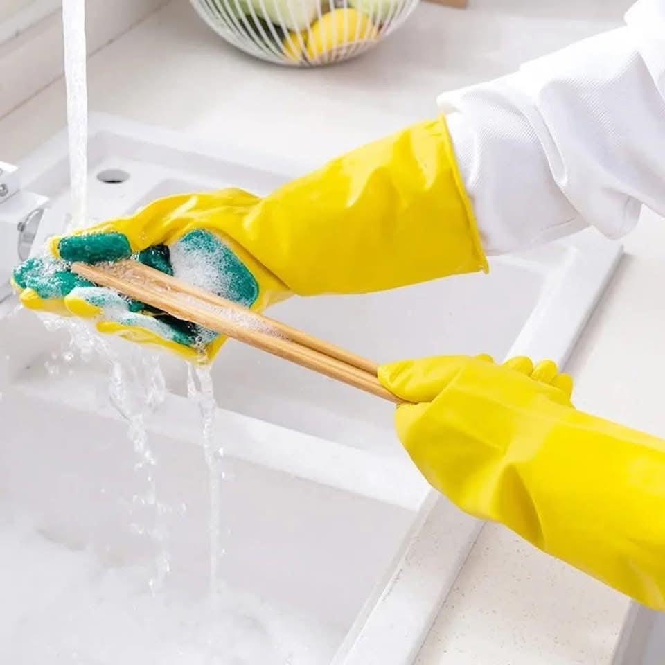 Scrub Dish Washing Gloves (Pair)