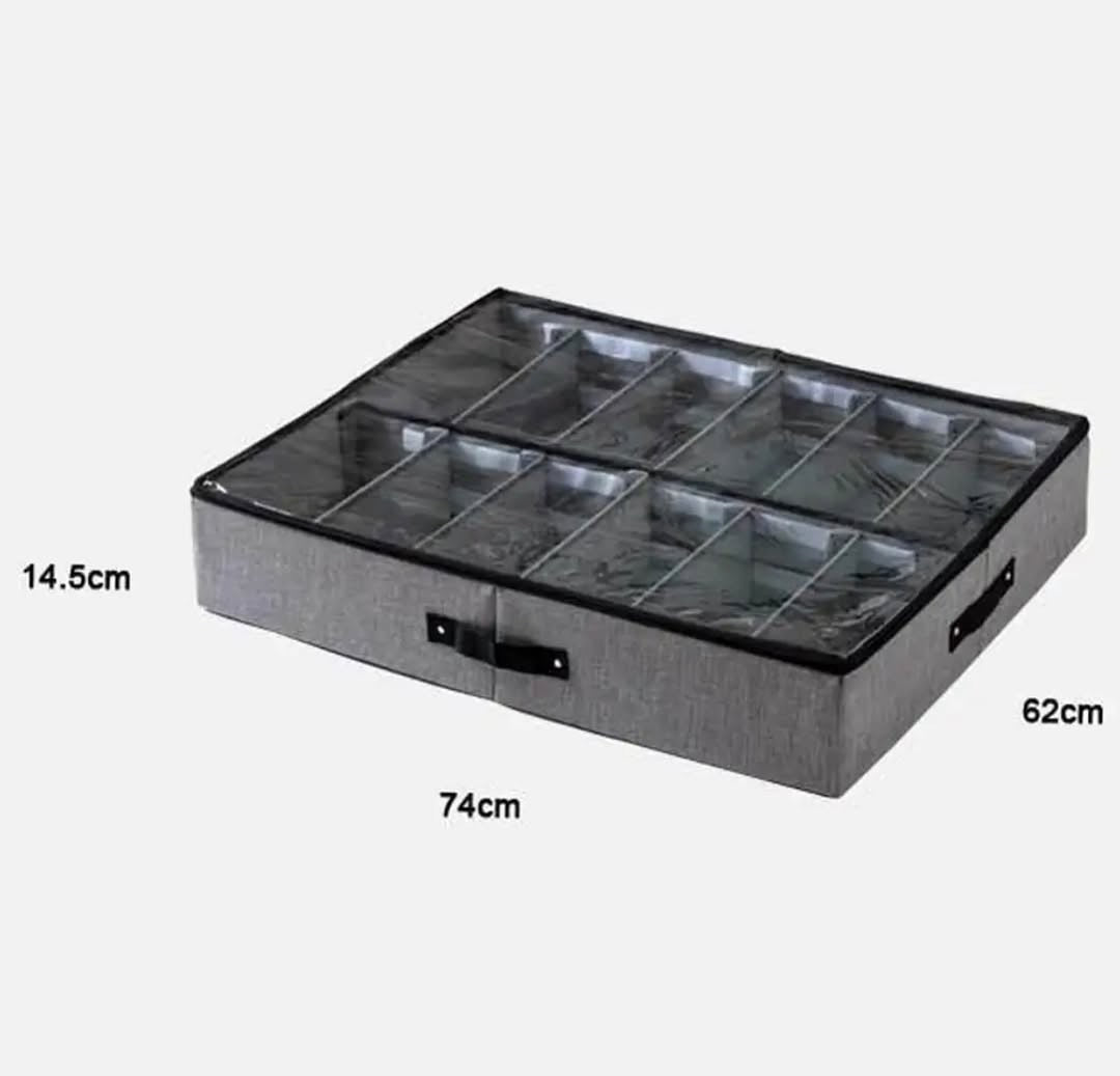 Dustproof Shoes Organizer with Foam Partitions Inside High Quality