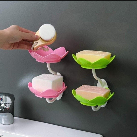 Wall Adhesive Double Layer Soap Holder