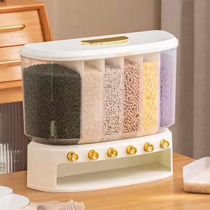 Wall Mounted Cereal Rice Storage Dispenser