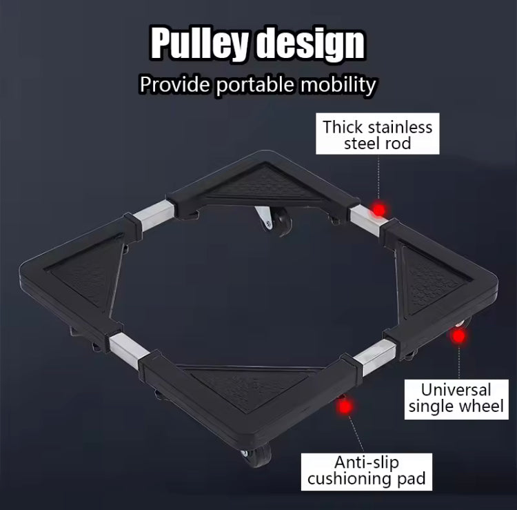 Adjustable Moveable Washing Machine Refrigerator Base