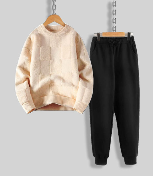 Winter Fleece Sweatshirt & Trouser for Girls