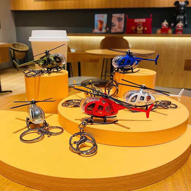 Keychains Alarm Clock, Helicopter, Car & Piano