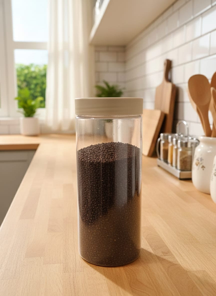 1500ml Transparent Food Storage Jar