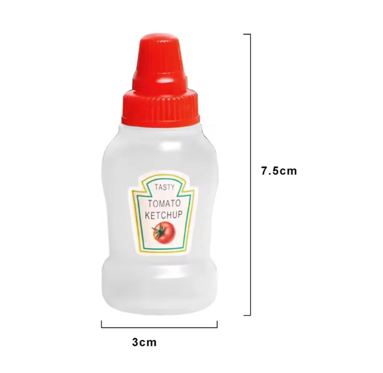 2 Pcs Mini Ketchup Sauce Bottle for Kids Lunch Boxes