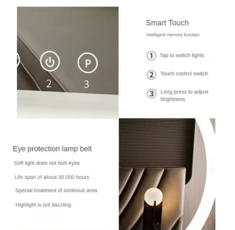 Luxury LED Vanity Mirror with 3 Light Modes