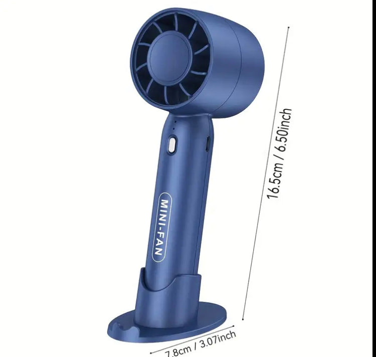 Portable Mini Rechargeable Fan with Three Wind Speed Gears