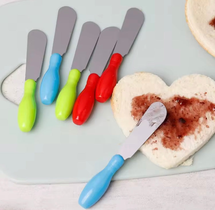 6 Pcs Stainless Steel Butter Jam Spread Knife Set