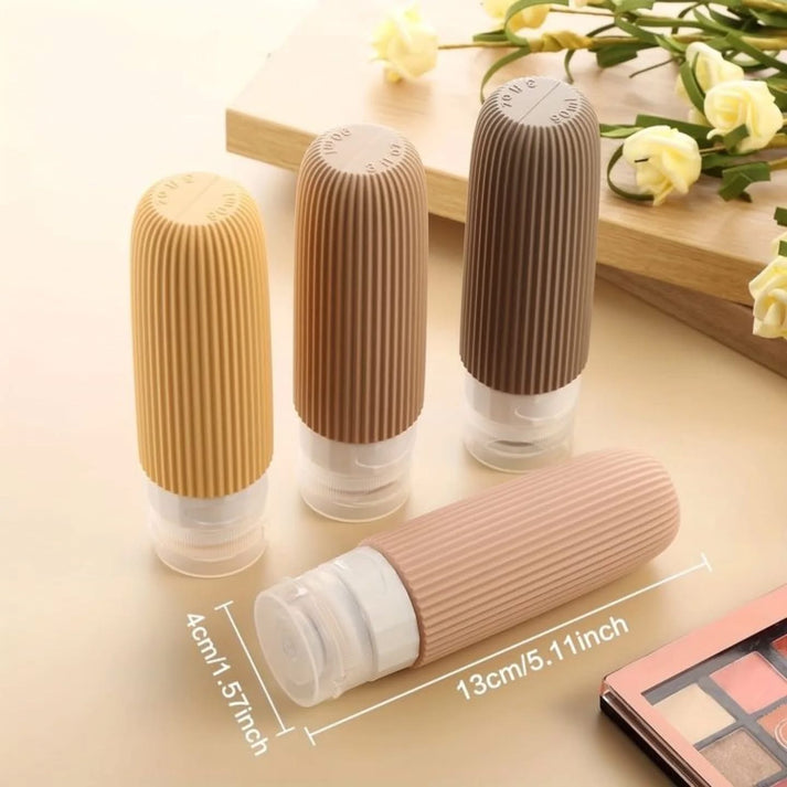 4 Pcs Portable Travel Bottles Set