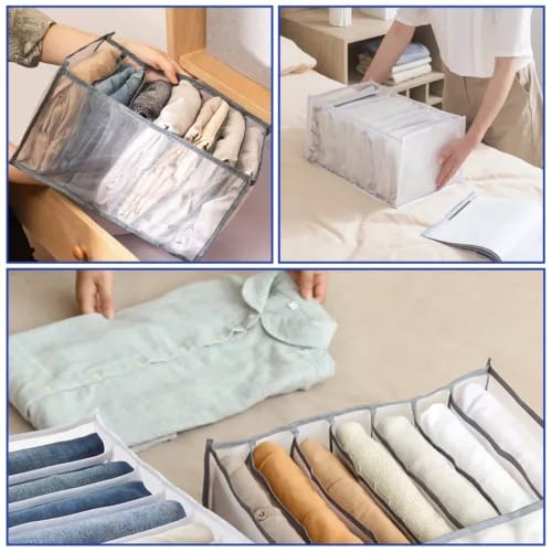 7 Grids Jeans Clothes Organizer Best Quality