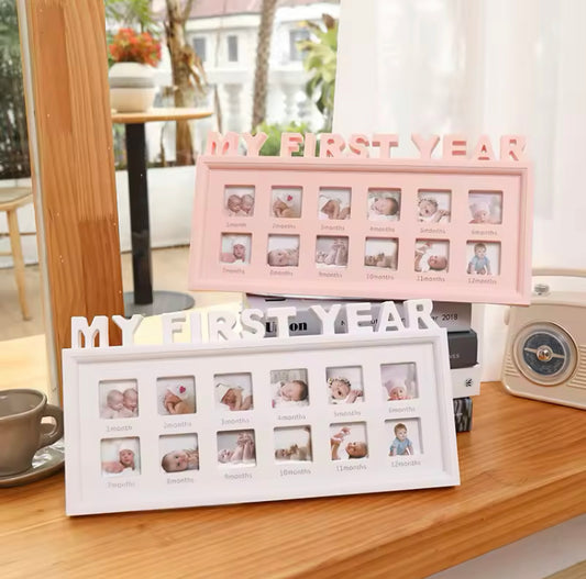 My First Year Baby Memorable Photo Frame