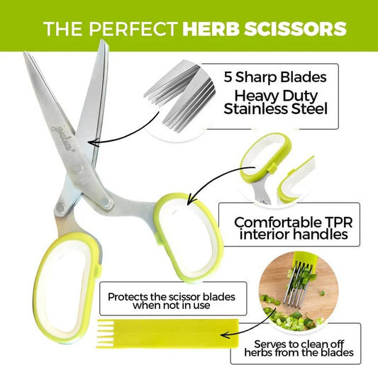 5 Layer Multifunctional Stainless Steel Scissor