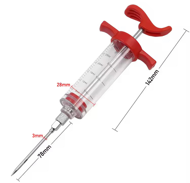 BBQ Meat Chicken Flavour Seasoning Injector Syringe