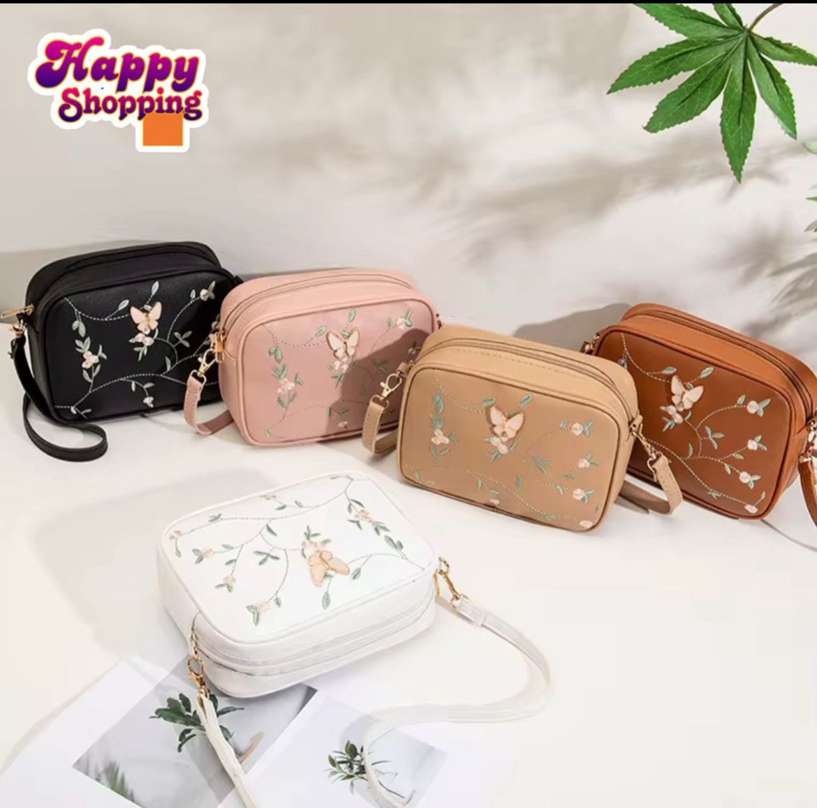 Embrioded Stylish Crossbody Bag for Girls